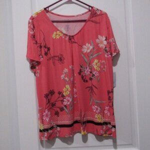 Croft & Barrow Top Blouse L NWT